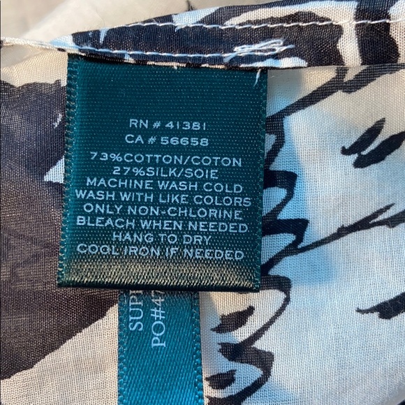 Lauren Ralph Lauren Long Sleeve Blouse Large - Picture 7 of 8